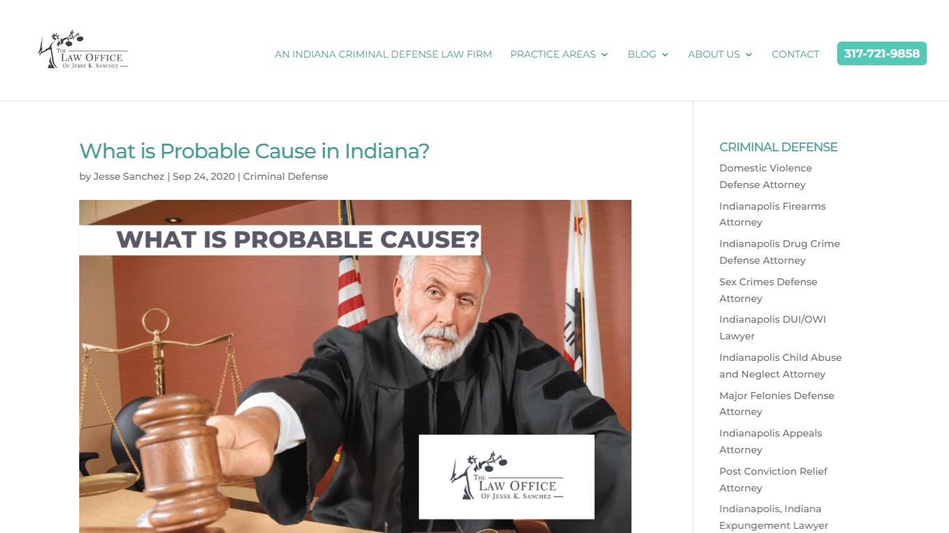 What is Probable Cause in Indiana? - The Law Office of Jesse K Sanchez